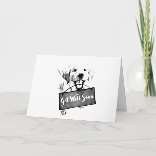 CARTÃO **FICA BEM EM BREVE** NÃO UMA SUGESTÃO - UMA "ORDE (Frente)