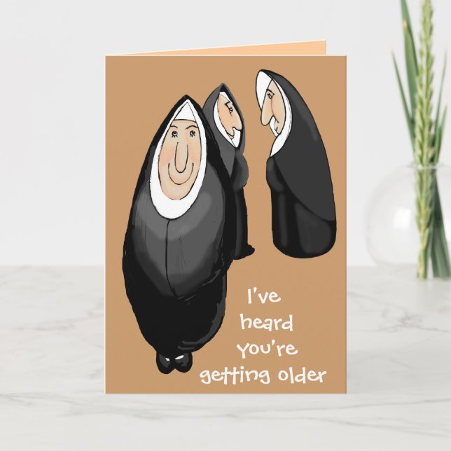 Cartão Ficando mais velho (Frente)