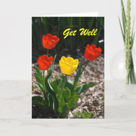 Cartão Ficha Bem Tulips