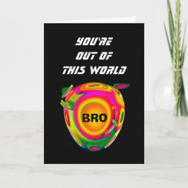 Cartão Ficha científica feliz Feliz aniversário BROTHER P
