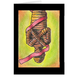 Cartão Ficha de homem de suspensão