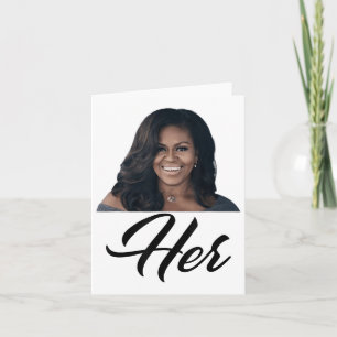 Cartão Fiddlesticks Camisetas Mulher Michelle Obama - Azu