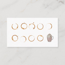 Cartão-fidelidade para Cartão de visita de compre 