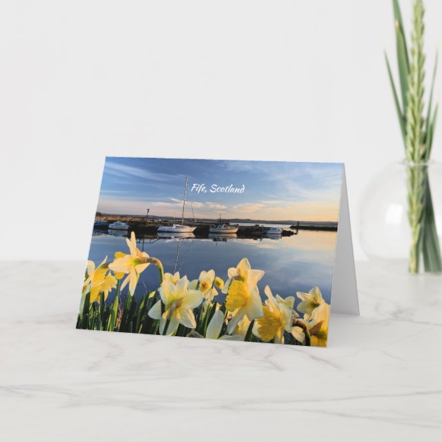 Cartão Fife, fotografia cênica da Escócia (Frente)