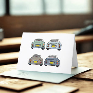 Cartão Figarations Seasons Figaro Car Blank Greeting Card