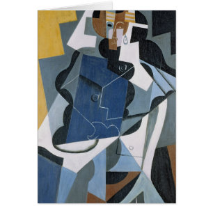 Cartão Figura de uma mulher, 1917