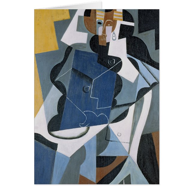 Cartão Figura de uma mulher, 1917 (Frente)