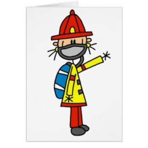 Cartão Figura do Fireman Stick