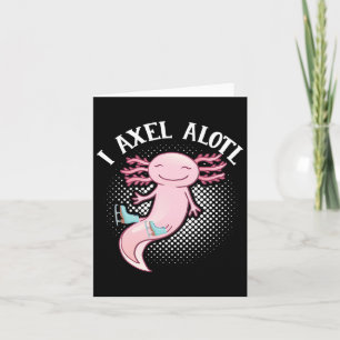 Cartão Figura I Aplaina Axel Alotl Alicerce Axolotl 1