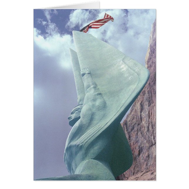 Cartão Figura voada da república (Frente)