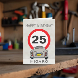 Cartão Figuras Topaz Mist Figaro Happy Birthday Card