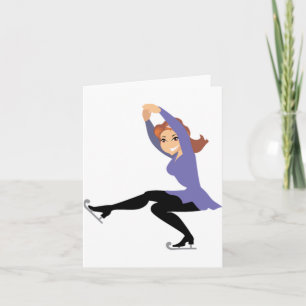Cartão Figure Skating Note Cards