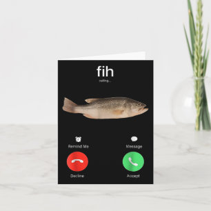 Cartão Fih Chamando Lembrar-me Recusar Mensagem Aceitar T