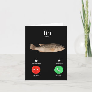 Cartão Fih Chamando Lembrar-me Recusar Mensagem Aceitar T
