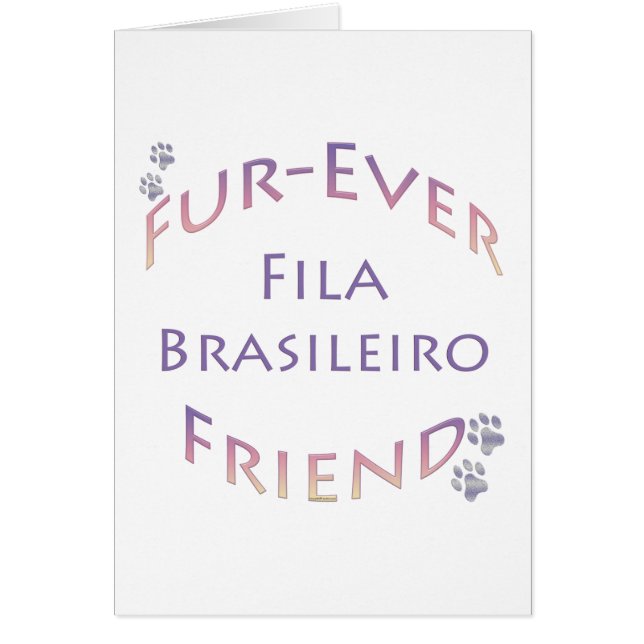 Cartão Fila Brasileiro Fuere (Frente)