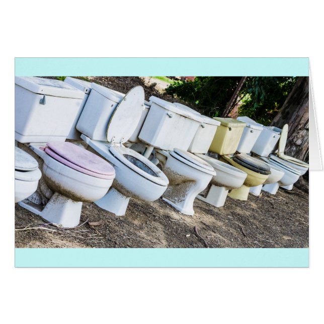 Cartão Fila de Trones (Frente Horizontal)