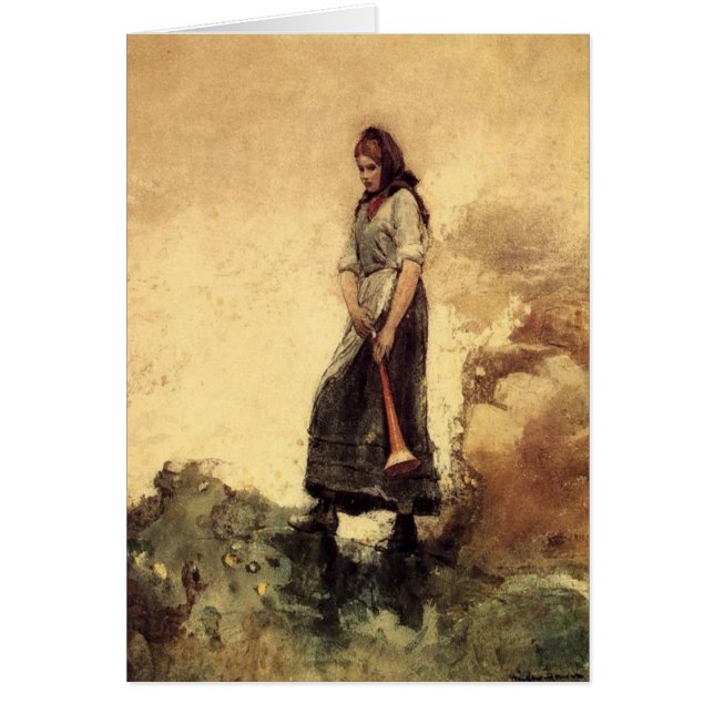 Cartão Filha da guarda costeira (Frente)