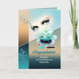 Cartão Filha das graduações para Estheticion