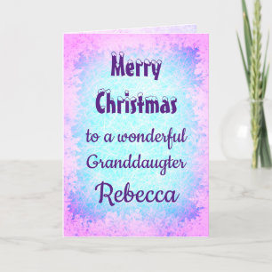 Cartão Filha de Natal Personalizada