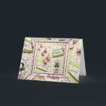 Cartão Filha do aniversário de 30 anos<br><div class="desc">Um cartão da fantasia do deco para aquela 30o especial desta filha muito especial!</div>
