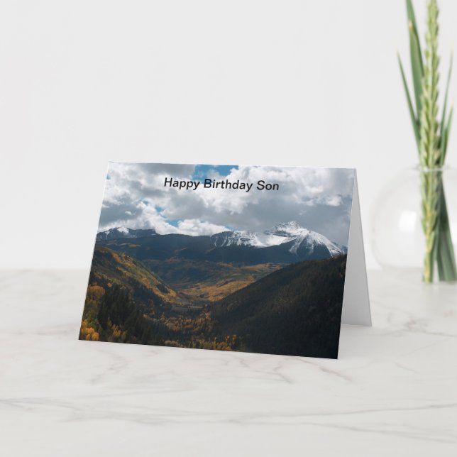 Cartão Filho do feliz aniversario (Frente)