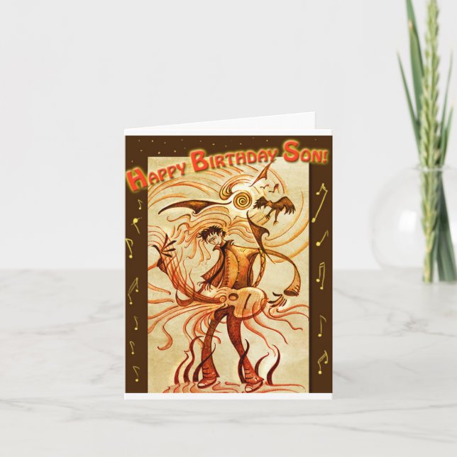 Cartão Filho do feliz aniversario! (Frente)