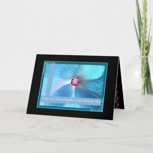 Cartão Filho e Nora - Parabéns pelo Casamento (Frente)