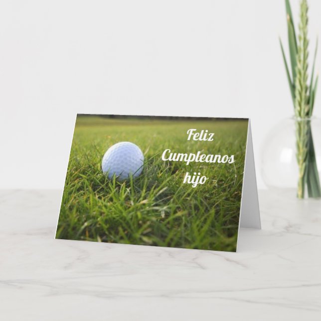 CARTÃO FILHO **FELIZ CUMPLEANOS** APROVEITE SEU DIA ESPEC (Frente)