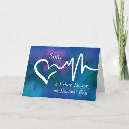 Cartão Filho Futuro Médico Dia dos Médicos Obrigados Sens
