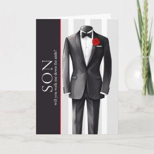 Cartão Filho Me Leve ao Altar Pedido de Casamento