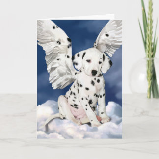 Cartão Filhote de Anjo Dálmata