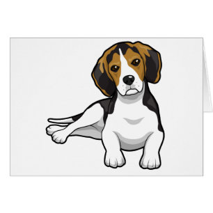 Cartão Filhote de cachorro bonito de Beale