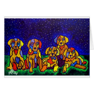 Cartão Filhote de cachorro da Dinamarca