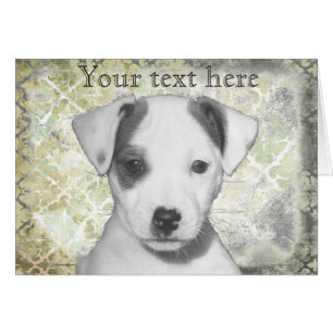 Cartão Filhote de cachorro de Jack Russell Terrier