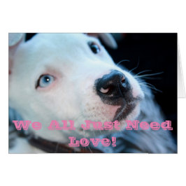 Cartão Filhote de cachorro do pitbull do bebê