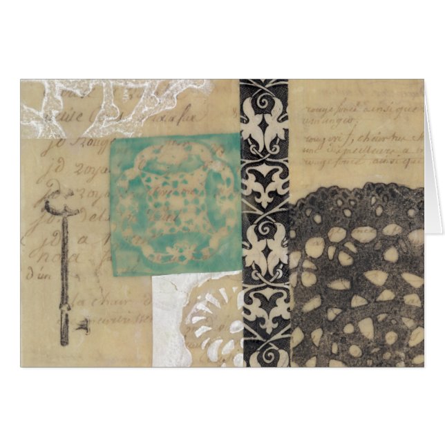 Cartão Filigre e Chave II (Frente Horizontal)