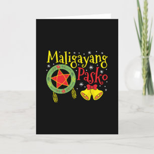 Cartão Filipinas Filipino Natal Maligayang Pasko