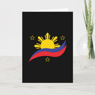 Cartão Filipinas: Filipino Pinoy Flag