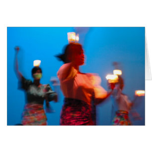 Cartão filipino da dança Pandango sa Ilaw