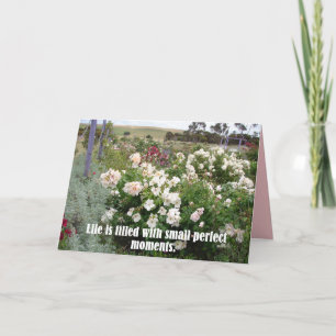 Cartão Filled With Perfect Moments Flower Garden Card