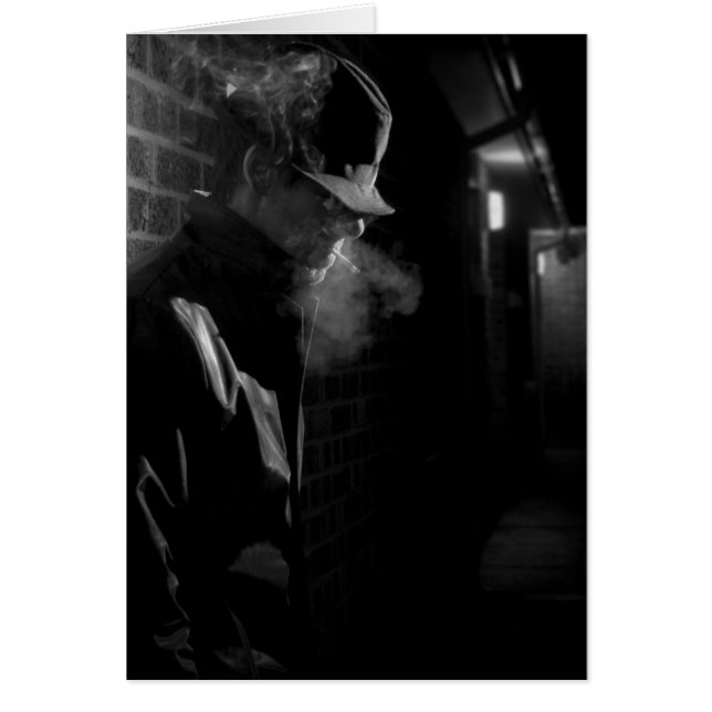 Cartão Film Noir Man (Frente)