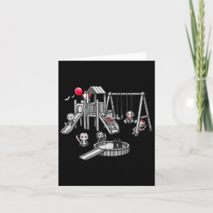 Cartão Filmes de terror de fantasia incrível do Halloween