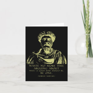 Cartão Filosofia Citação Stoic Sayings Marcus Aurelius