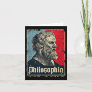 Cartão Filosofia Grega Antiga Plato Philosophia Platos