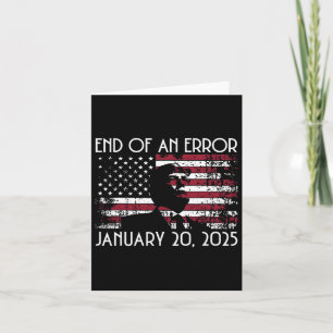 Cartão Fim De Uma Inauguração De Trump Engraçada Pelo Err