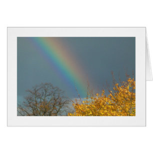 Cartão Fim do arco-íris (Bordado)