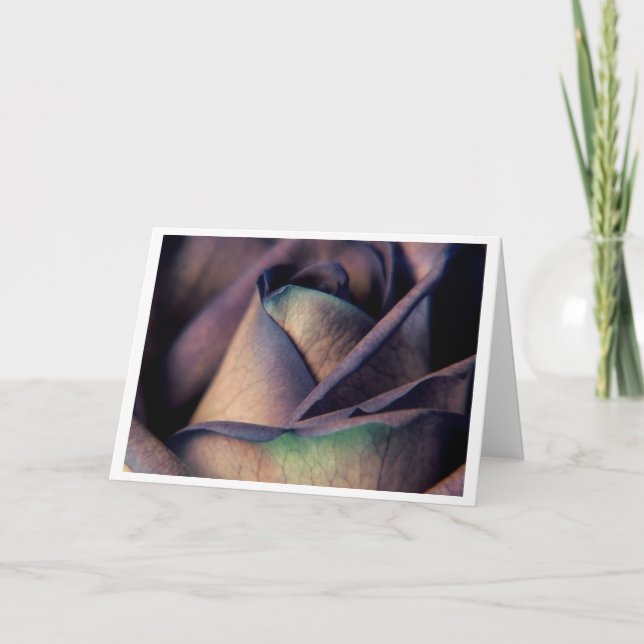 Cartão Fim do rosa do azul acima (Frente)