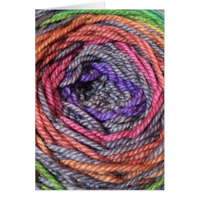 Cartão Fim saboroso do fio acima (Frente)