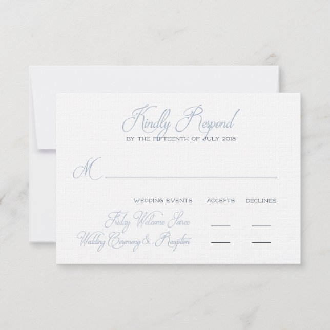 Cartão Final de RSVP para Jessie (Frente)