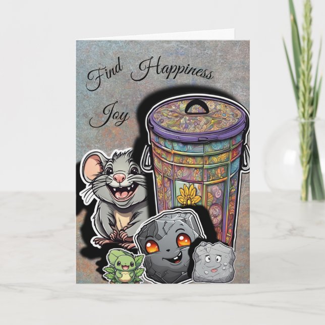 Cartão Find Joy in the Journey (Frente)